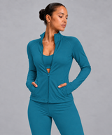 Yoga Stretch Polyester Elastane Activewear Sport Fabric - Teal