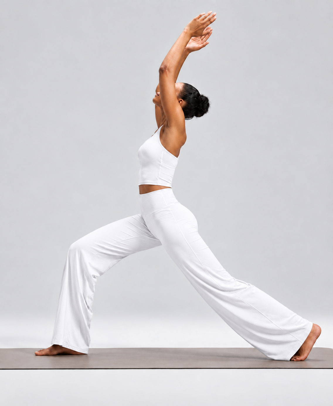 Yoga Stretch Polyester Elastane Activewear Sport Fabric - White