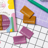 AUTHENTIC / ONE OF A KIND - Sewing Labels Tags for Clothes