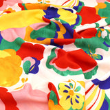 French Printed Viscose Dressmaking Fabric - Viva Flora