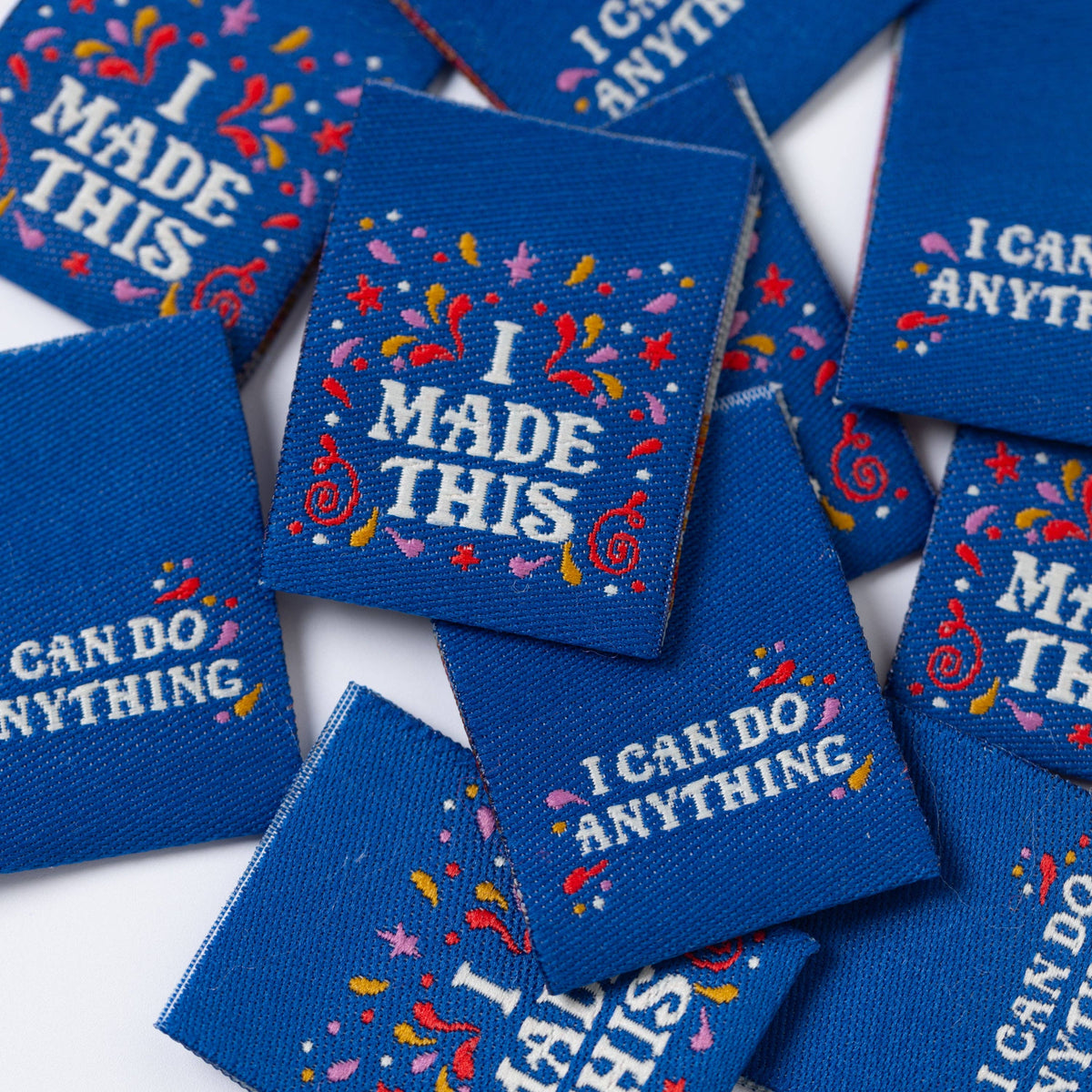 I MADE THIS - I CAN DO ANYTHING 2.0 Sewing Labels Tags for Clothes