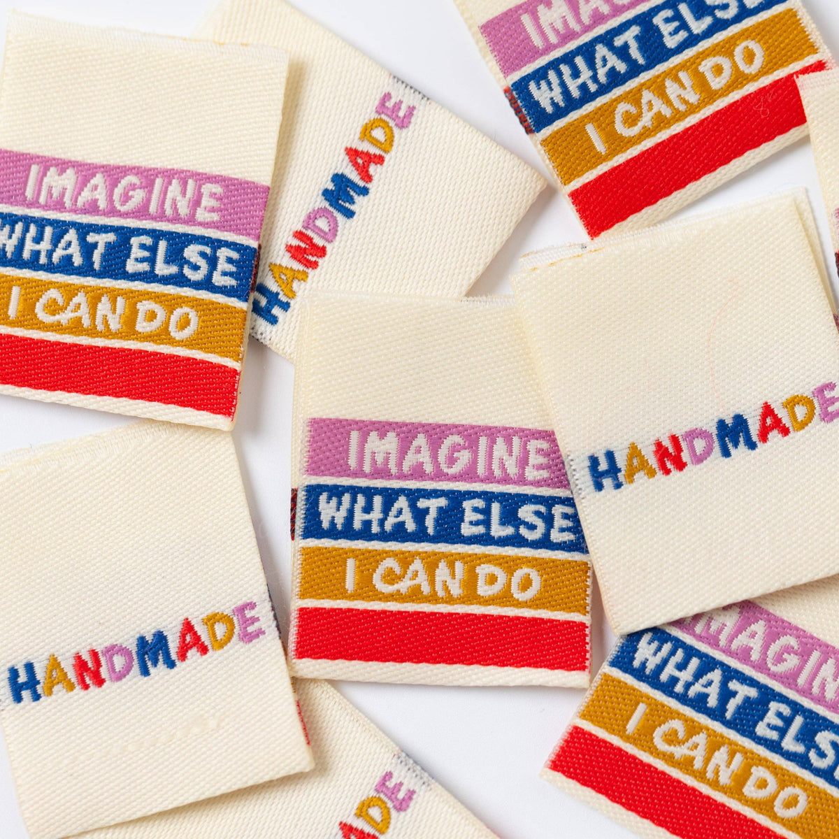 HANDMADE - IMAGINE WHAT ELSE I CAN DO 3.0 - Sewing Labels Tags  for Clothes