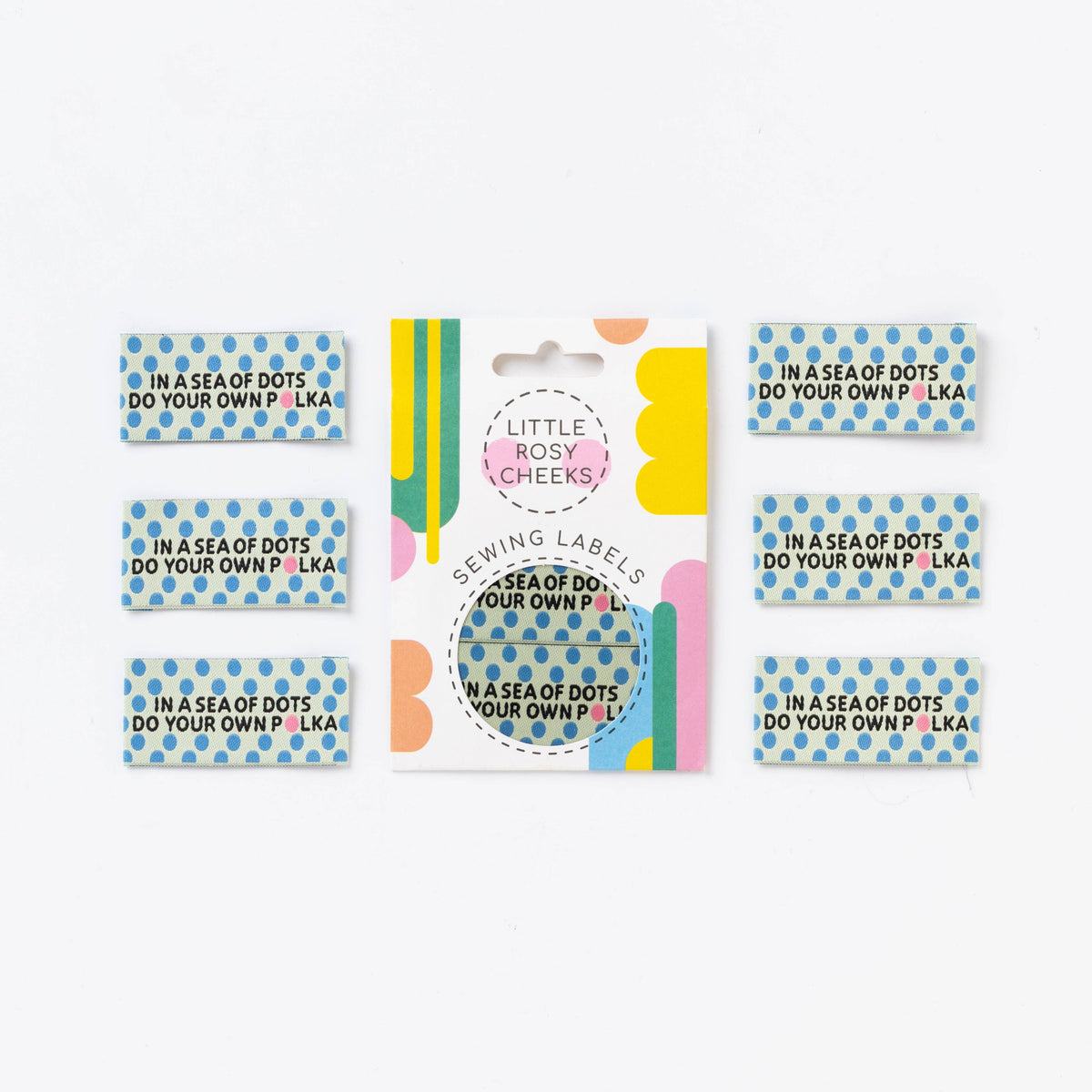 SEA OF DOTS - Sewing Labels Tags for Clothes