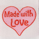 MADE WITH LOVE - Sewing Labels Tags for Clothes