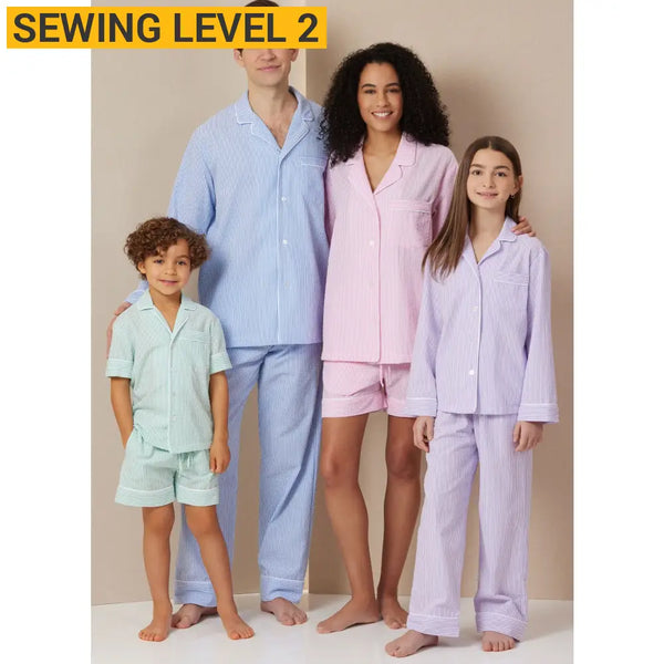 Beginner - Introduction to Garment Sewing - Learn To Sew a Pyjama Set Level 2