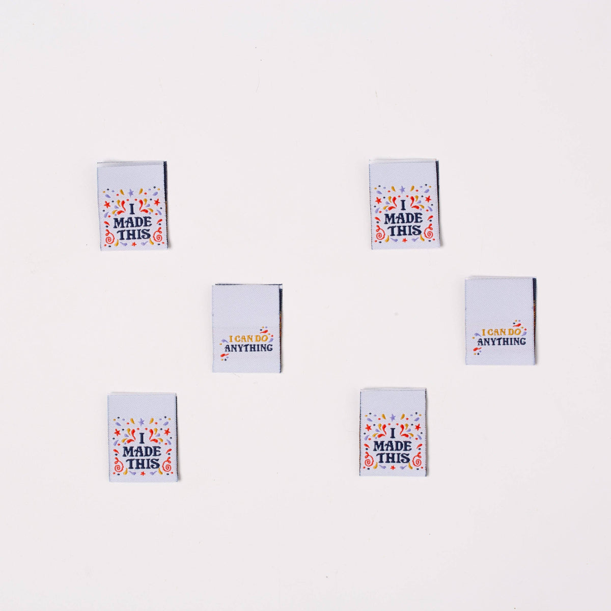 I MADE THIS - I CAN DO ANYTHING - Sewing Labels Tags  for Clothes