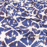 Batik Handcrafted Cotton Dressmaking Fabric - Navy Star