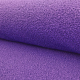 Chunky Boucle Curled Sheep Wool Look - Purple