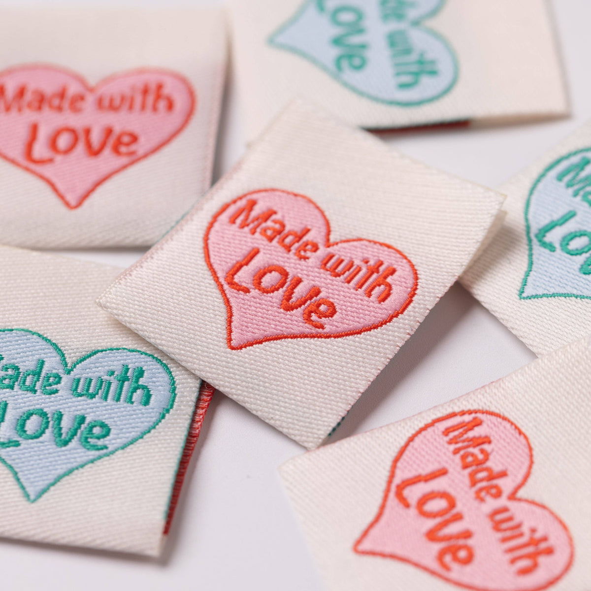 MADE WITH LOVE - Sewing Labels Tags for Clothes
