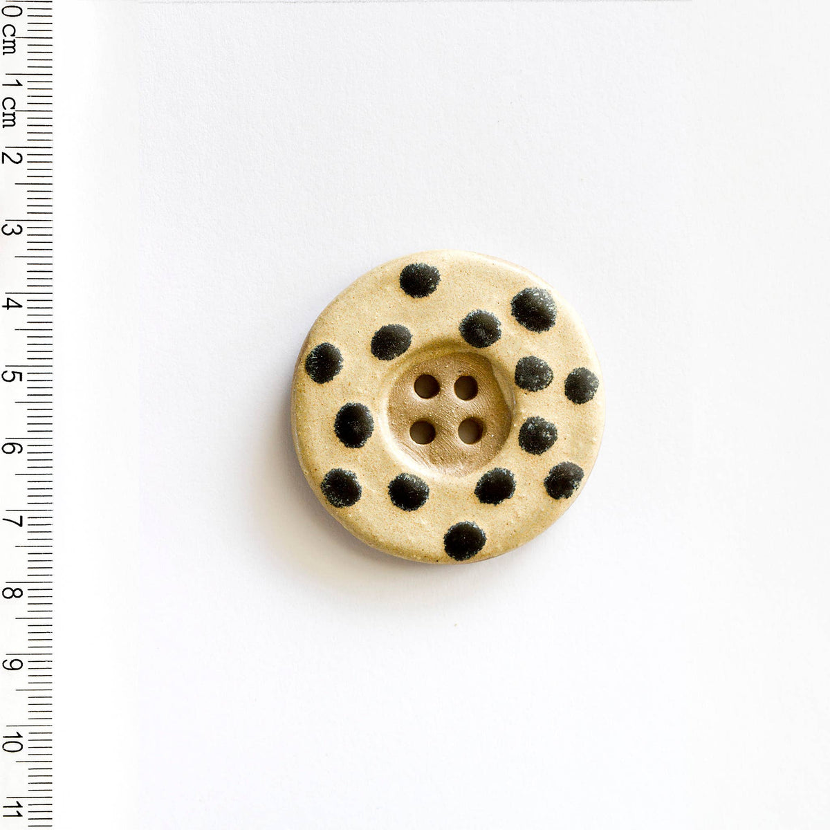 Handmade Sewing Buttons - Dot Pattern