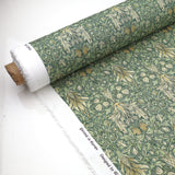 William Morris Panama Fabric | 100% Cotton for Upholstery, Curtains & Crafts - Snakeshead Forest