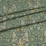 William Morris Panama Fabric | 100% Cotton for Upholstery, Curtains & Crafts - Snakeshead Forest