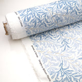 William Morris Panama Fabric | 100% Cotton for Upholstery, Curtains & Crafts - Willow Bough Azure