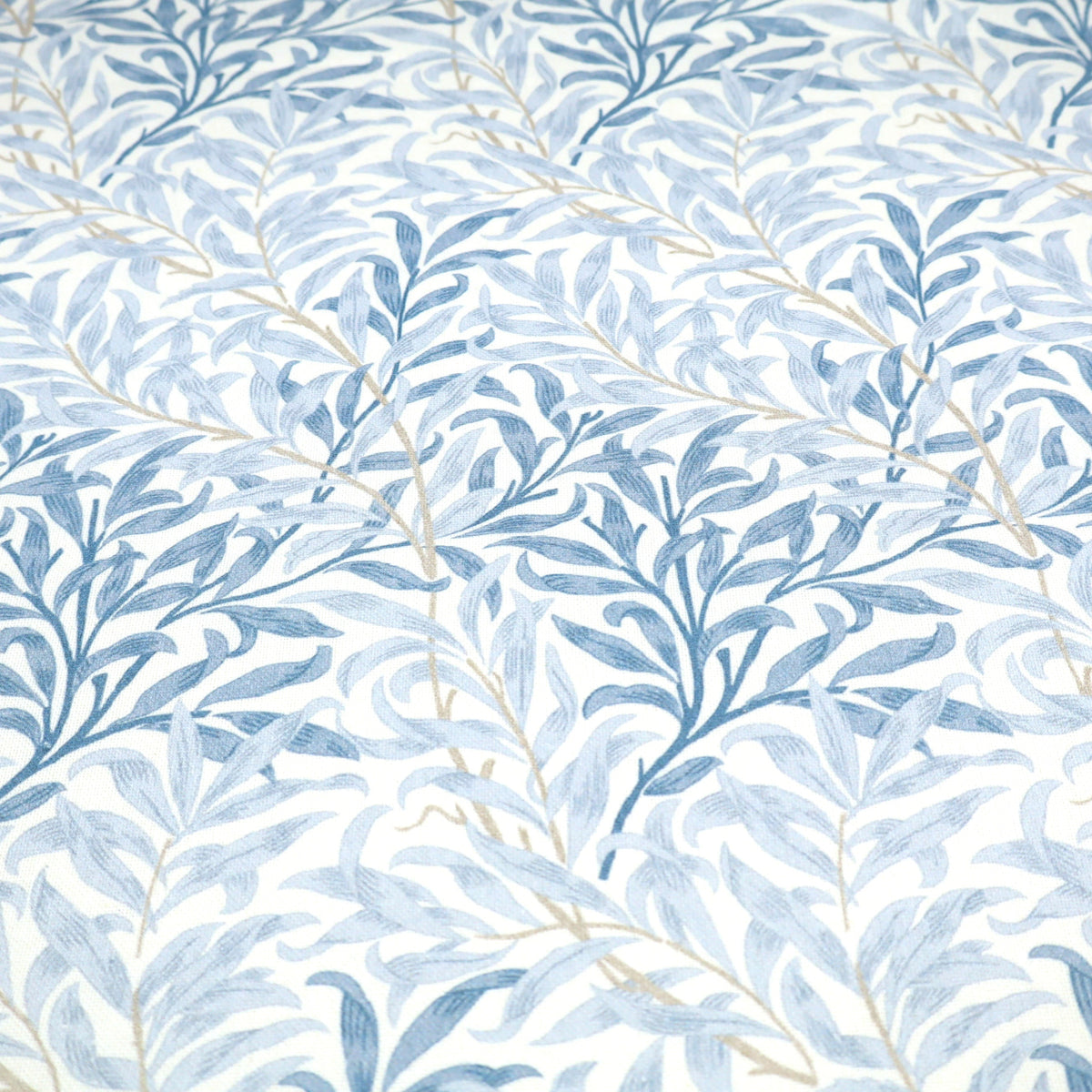 William Morris Cotton Panama Fabric | Upholstery, Curtains  - Willow Bough Azure
