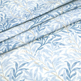 William Morris Panama Fabric | 100% Cotton for Upholstery, Curtains & Crafts - Willow Bough Azure