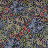 William Morris Tapestry Fabric | Luxury Cotton-Rich Jacquard for Upholstery & Curtains - Golden Lily