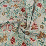 William Morris Tapestry Fabric | Cotton Jacquard | Upholstery & Curtains- Persian
