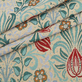 William Morris Tapestry Fabric | Cotton Jacquard | Upholstery & Curtains- Persian