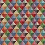 Geometric Heavy Tapestry Fabric | Luxury Cotton-Rich Jacquard for Upholstery & Curtains - Big Holland