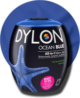 Dylon Washing Machine Fabric Dye Pods: Restore & Revive Clothes - Ocean Blue