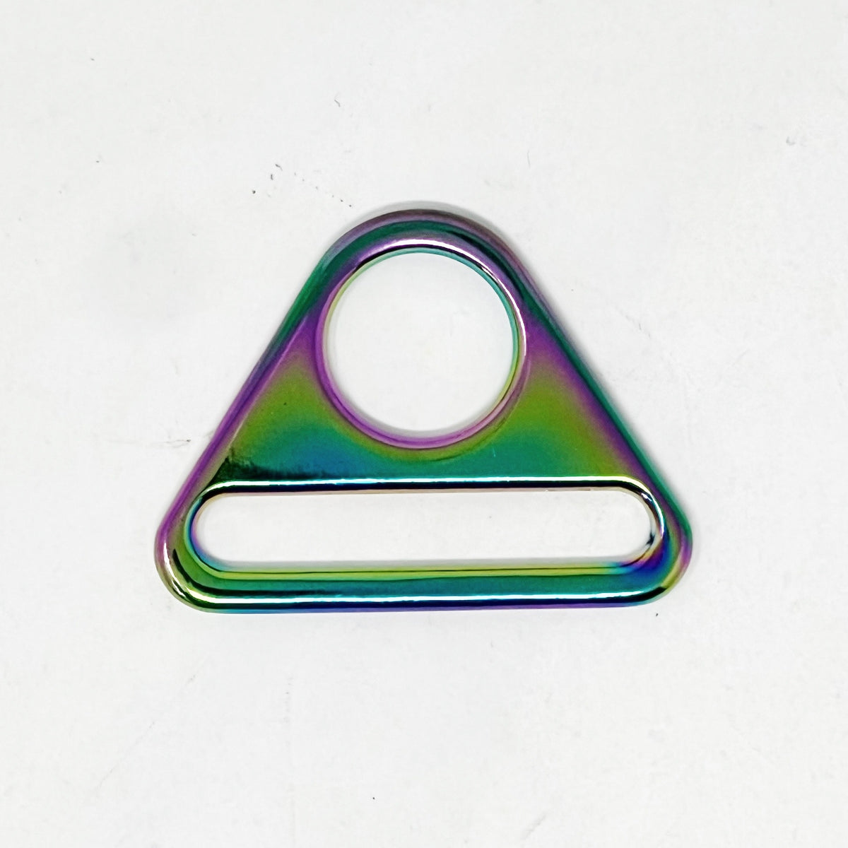 38mm Metal Triangle Connector for Bag Making Hardware for Straps & Handles - Rainbow