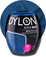 Dylon Washing Machine Fabric Dye Pods: Restore & Revive Clothes - Jeans blue