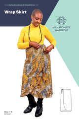 Wrap Skirt Sewing Pattern - By My Handmade Wardrobe