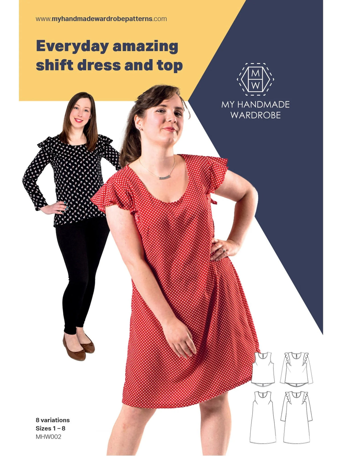 Everyday Amazing Shift Dress and Top Sewing Pattern - By My Handmade Wardrobe
