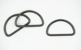 38mm Metal D-Rings Bag Making Hardware for Straps & Craft Projects - Gunmetal