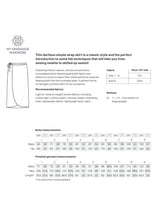 Wrap Skirt Sewing Pattern - By My Handmade Wardrobe