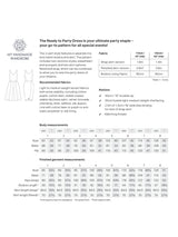 Ready to Party Dress Sewing Pattern - By My Handmade Wardrobe