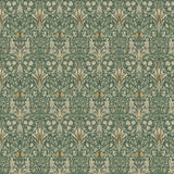 William Morris Panama Fabric | 100% Cotton for Upholstery, Curtains & Crafts - Snakeshead Forest