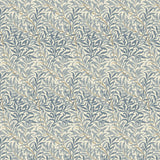 William Morris Panama Fabric | 100% Cotton for Upholstery, Curtains & Crafts - Willow Bough Azure