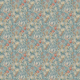 William Morris Tourmaline Fabric | Premium 100% Cotton Panama Upholstery & Curtain Material - Golden Lily