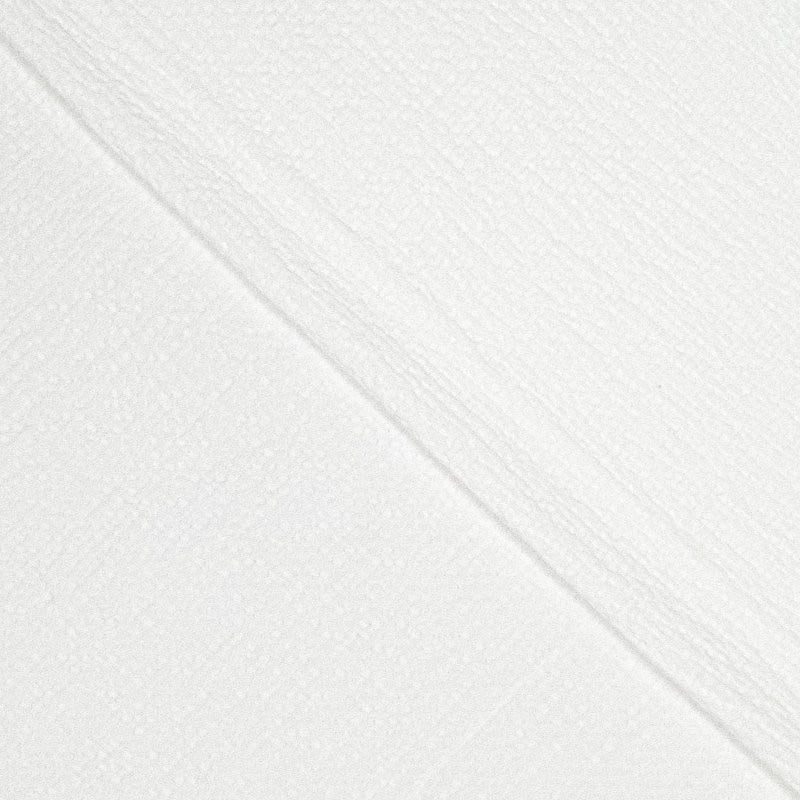 Dobby Cotton Textured Dressmaking Fabric - White