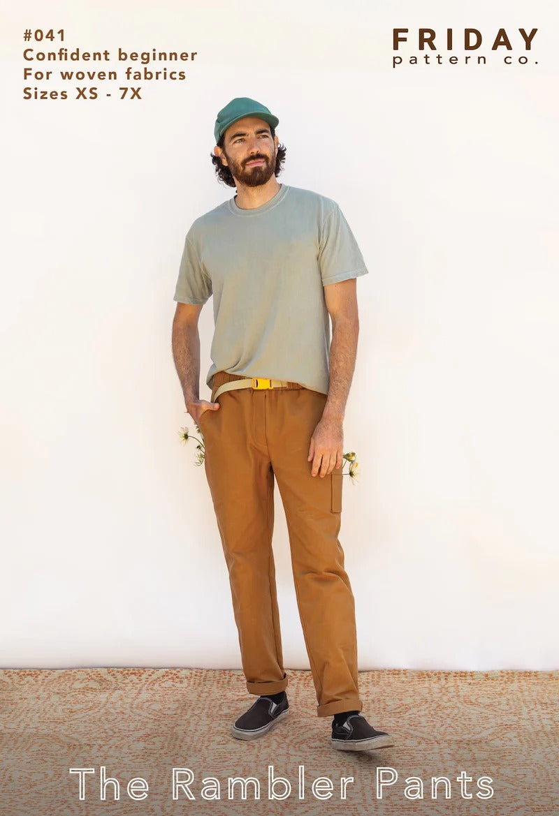 The Rambler Pants Sewing Pattern - By Friday Pattern Company