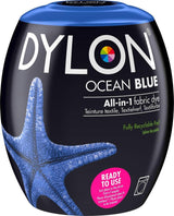 Dylon Washing Machine Fabric Dye Pods: Restore & Revive Clothes - Ocean Blue