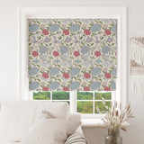 William Morris Panama Fabric | 100% Cotton for Upholstery, Curtains & Crafts - The Cray Paradise Blue