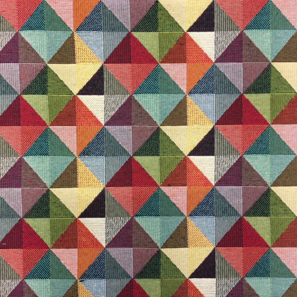 Big Holland - Geometric Heavy Tapestry Fabric | Luxury Cotton-Rich Jacquard for Upholstery & Curtains