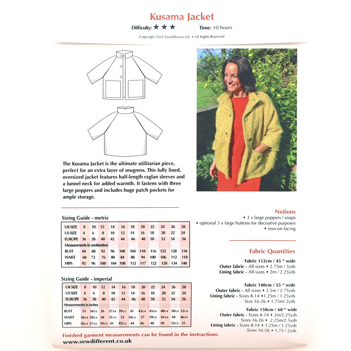 Kasuma Jacket - By Sew Different
