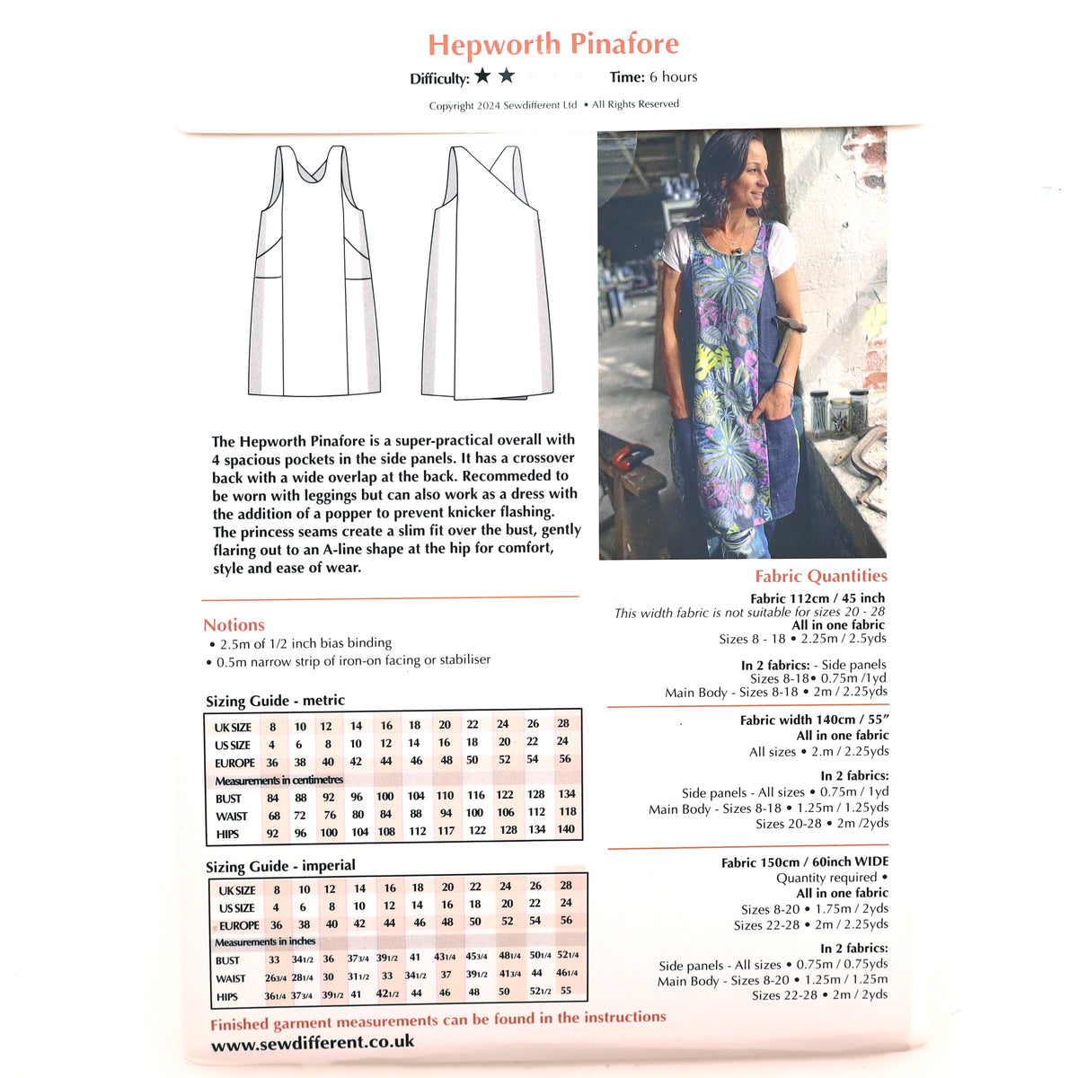 Hepworth Pinafore - By Sew Different