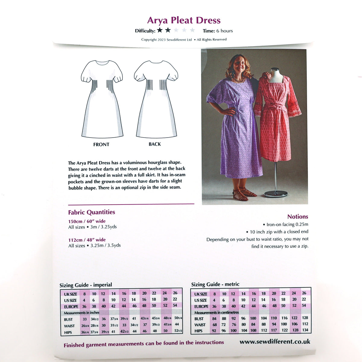 Arya Pleat Dress - By Sew Different