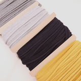 Flanged Insertion Piping Cord | Upholstery Trim & Cushion Edging | Multiple Colours - 23mm Black