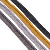 Flanged Insertion Piping Cord | Upholstery Trim & Cushion Edging | Multiple Colours - 23mm Black