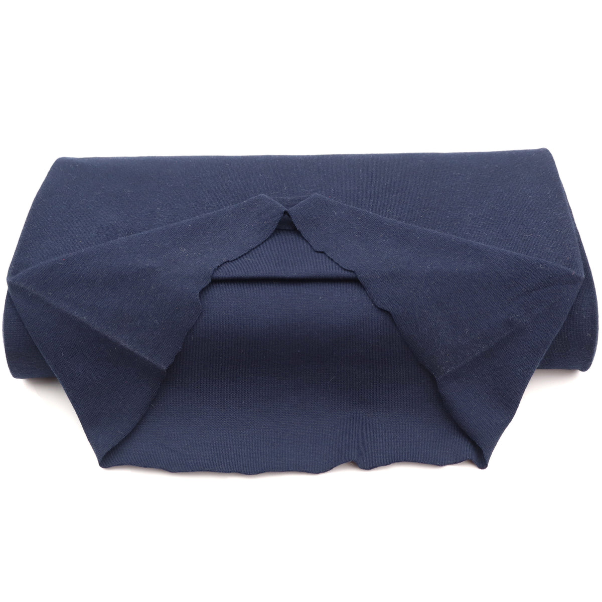 GOTS Organic Tubular Rib Knit Fabric – OEKO-TEX Certified Cotton Cuffing Fabric - Navy