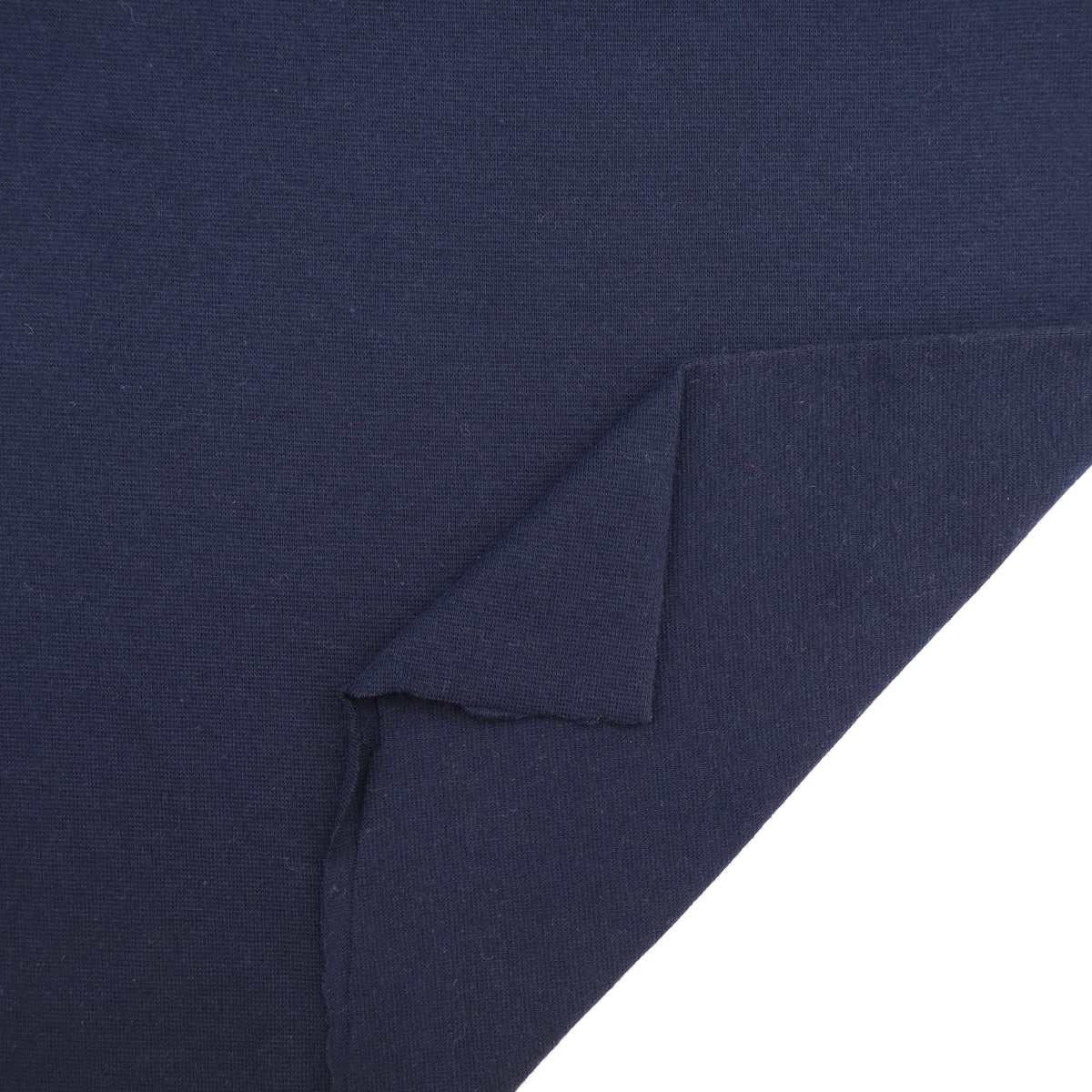 GOTS Organic Tubular Rib Knit Fabric – OEKO-TEX Certified Cotton Cuffing Fabric - Navy