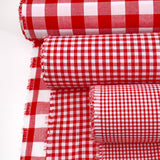 Gingham Checks Cotton Blend Dressmaking & Crafts Fabric - Black Large