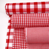 Gingham Checks Cotton Blend Dressmaking & Crafts Fabric - Black Medium