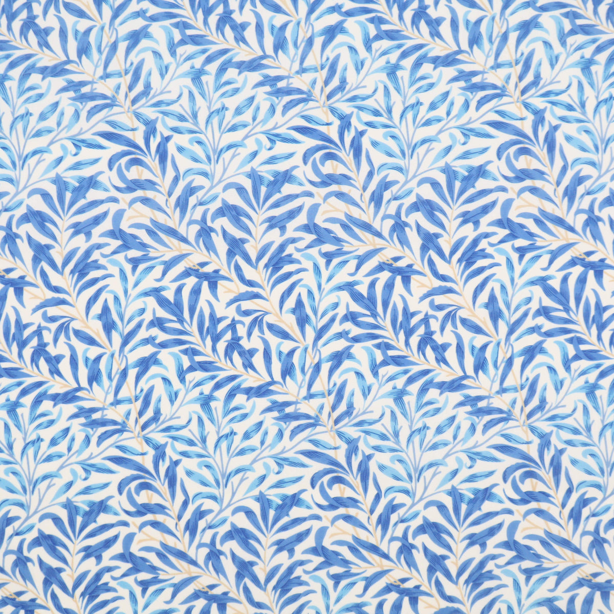 William Morris Cotton Blend for Sewing & Craft Fabric - Willow Bough Blue