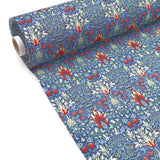 William Morris Cotton Blend for Sewing & Craft Fabric - Snakeshead Blue